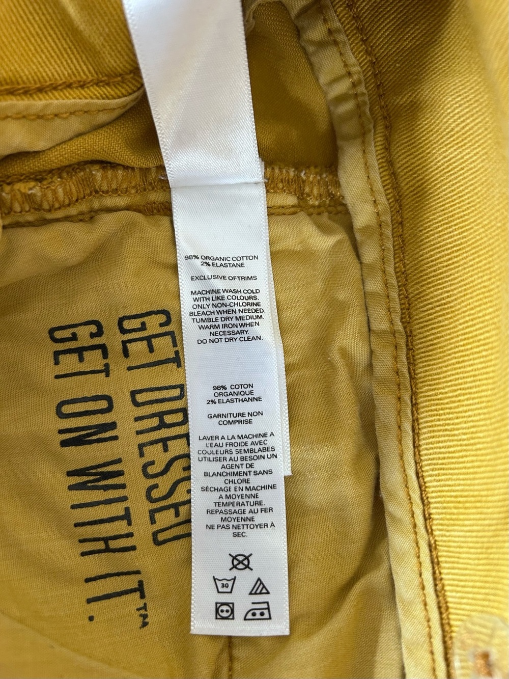 DU/ER LUXTWILL HIGH RISE TROUSER | Mustard | 26/26 - Picture 10 of 11